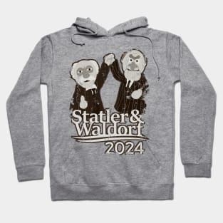 Statler and Waldorf For President 2024 - Vintage Hoodie